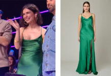 STAR ACADEMY : la longue robe verte de Lucie pour le prime du 23 novembre