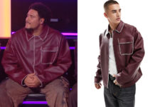 STAR ACADEMY : le blouson bordeaux de Noah lors du prime du 8 novembre