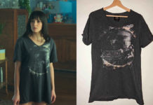 CAT’S EYES : le t-shirt noir de Tamara dans l’épisode 3