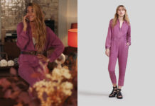 DEMAIN NOUS APPARTIENT : la combi violine de Victoire dans l’épisode 1819