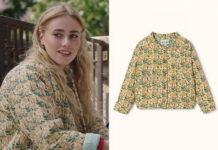 ICI TOUT COMMENCE : la veste à fleurs de Zoé dans l’épisode 1054