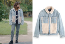 ICI TOUT COMMENCE : le blouson teddy en denim d’Angèle dans l’épisode 1064