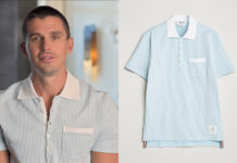 QUEER EYE : Antoni’s seersucker polo shirt in S9E04