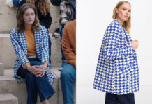 ICI TOUT COMMENCE : le blazer pied-de-poule de Carla dans l’épisode 1064