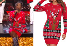STAR ACADEMY : la robe de Noël d’Ebony au prime du 21 décembre