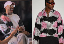 QUEER EYE : Karamo jacquard jacket in pink and black in S9E07