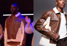 STAR ACADEMY : le blouson marron de Ladji lors du prime du 21 décembre