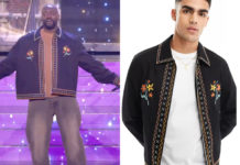 STAR ACADEMY : le blouson de Ladji lors du prime du 13 décembre