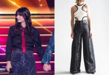 STAR ACADEMY : le pantalon effet métal liquide de Marguerite lors du prime du 28 décembre