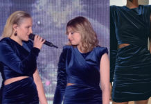 STAR ACADEMY : les robes de velours bleu de Marine et de Maïa lors du prime du 13 décembre