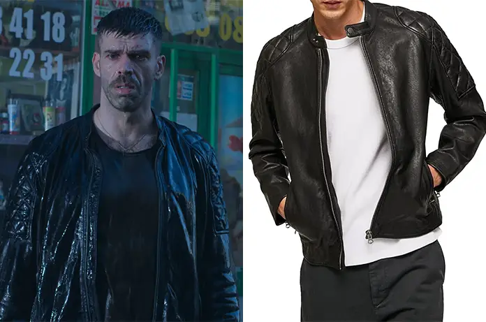 1992 Richi’s black biker jacket S1E01