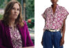 ICI TOUT COMMENCE : la blouse couleur aubergine de Rose dans l’épisode 1063