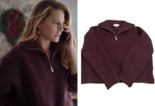 DEMAIN NOUS APPARTIENT : le pull bordeaux de Victoire dans l’épisode 1836