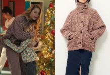 DEMAIN NOUS APPARTIENT : le manteau en tissage tartan de Victoire dans l’épisode 1833