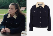 ICI TOUT COMMENCE : la petite veste bleu marine à col blanc dans l’épisode 1083