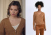 ICI TOUT COMMENCE : le cardigan camel aux boutons en forme de cœur de Bérénice dans l’épisode 1082