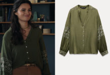 ICI TOUT COMMENCE : la blouse kaki de Cléo dans l’épisode 1101