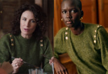 ICI TOUT COMMENCE : le pull vert mousse de Clotilde dans l’épisode 1103