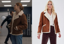 DEMAIN NOUS APPARTIENT : la veste couleur cognac de Rachel dans l’épisode 1855