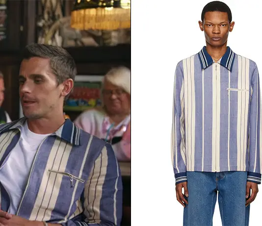 Les Racines du goût avec Antoni Porowski : le blouson d’Antoni dans l’épisode 4