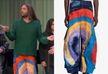 QUEER EYE : Jonathan’s rainbow trousers in S9E10