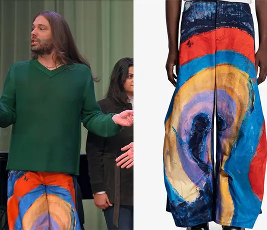 QUEER EYE : Jonathan’s rainbow trousers in S9E10