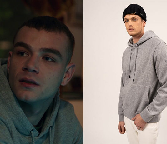 ÇA, C’EST PARIS ! le sweat à capuche gris de Jordan dans l’épisode 3