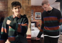 PLUS BELLE LA VIE ENCORE PLUS BELLE : le pull à larges rayures de Jules dans l’épisode 262