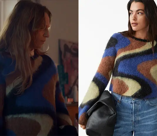 Meurtres à Åre : le pull coloré de Lena dans le premier épisode