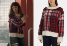 SUPER MÂLES : le pull à carreaux de Lena dans le quatrième épisode