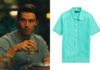 THE WHITE LOTUS : Saxon’s adriatic blue polo shirt in S3E01