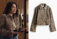 DEMAIN NOUS APPARTIENT : la veste léopard de Soraya dans l’épisode 1881