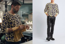 PLUS BELLE LA VIE ENCORE PLUS BELLE : le pull léopard de Thomas dans l’épisode 265