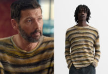 PLUS BELLE LA VIE ENCORE PLUS BELLE : le pull à rayures irrégulières de Thomas dans l’épisode 268