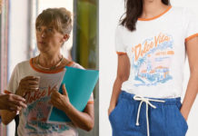 TROPIQUES CRIMINELS : le t-shirt « Dolce Vita » de Gaelle dans l’épisode 6×02