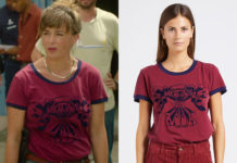 TROPIQUES CRIMINELS : le t-shirt « Embracing the rock » de Gaelle dans l’épisode 6×03