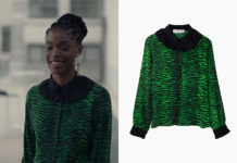 DEAR YOU : la blouse verte tigrée de Jo dans l’épisode 8