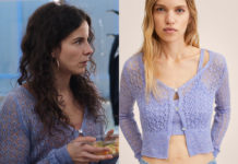 DEMAIN NOUS APPARTIENT : le petit gilet ajouré de Roxane dans l’épisode 1897