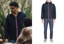 ICI TOUT COMMENCE : le blouson bleu marine de Sabri dans l’épisode 1126