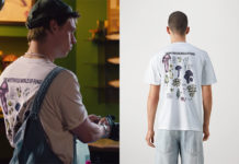 ALEXANDRA EHLE : le t-shirt champignons du tatoueur dans l’épisode 5×01