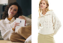 DEMAIN NOUS APPARTIENT : le pull crème ajouré de Violette dans l’épisode 1892