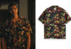 THE WHITE LOTUS : Zion Lindsey’s wildflower print shirt in S3E07