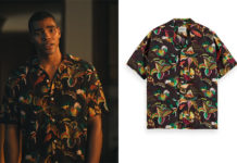 THE WHITE LOTUS : Zion Lindsey’s wildflower print shirt in S3E07