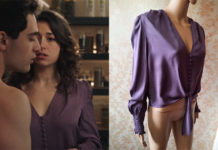 ICI TOUT COMMENCE : la blouse violette de Barbara dans l’épisode 1147