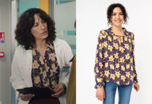 ICI TOUT COMMENCE : le chemisier à fleurs de madame Bergeron dans l’épisode 1162