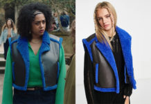 ICI TOUT COMMENCE : la veste sans manches avec fourrure bleue de Billie dans l’épisode 1162