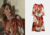KNOKKE OFF : Jeunesse dorée : la robe avec motif feuilles d’Eleonore dans l’épisode 2×04
