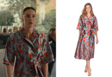 KNOKKE OFF : Jeunesse dorée : la robe imprimée d’Eleonore dans l’épisode 2×03