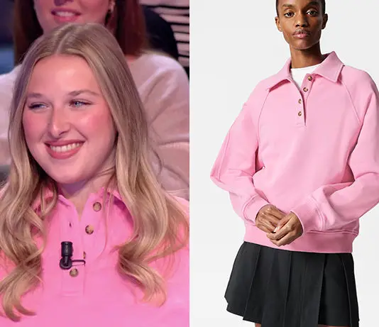 LES ENFANTS DE LA TÉLÉ : le sweat rose d’Héléna