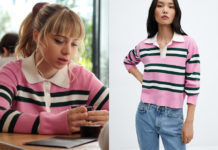 DEMAIN NOUS APPARTIENT : le polo rose à rayures de Lilou dans l’épisode 1917